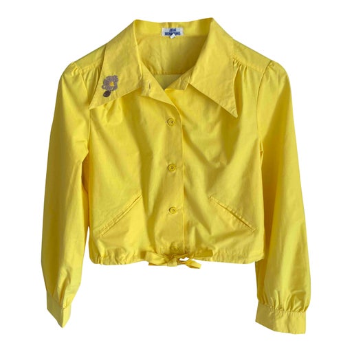 Veste en coton brodé