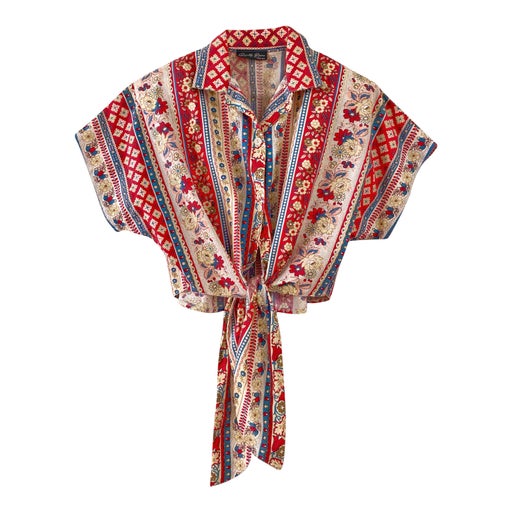 Blouse provençale à nouer