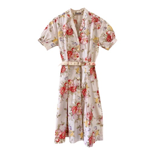 Robe fleurie en coton