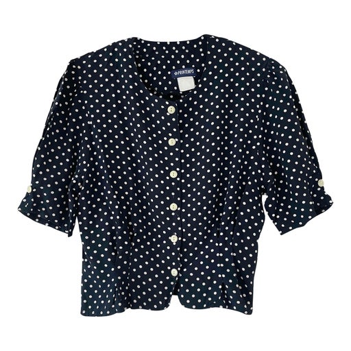 Polka dot blouse