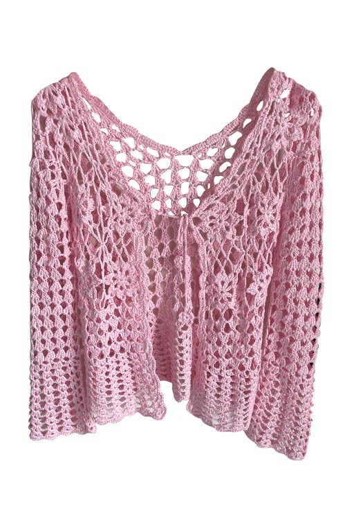 Cotton Crochet Vest