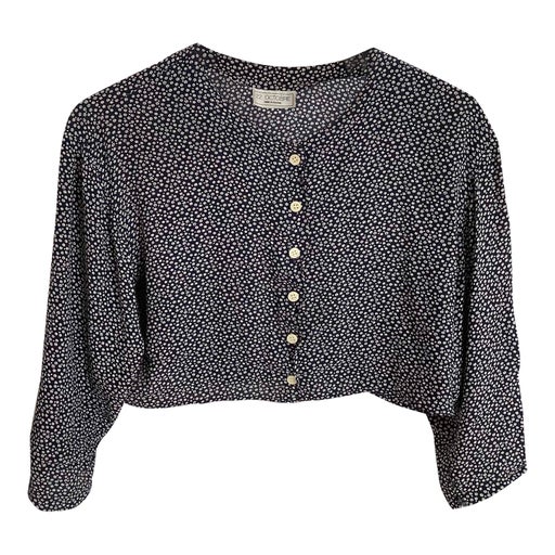 Crop top à fleurs