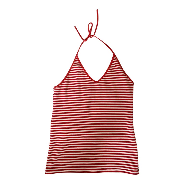 Striped open back