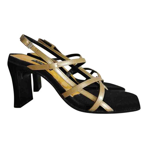 Sandales en cuir