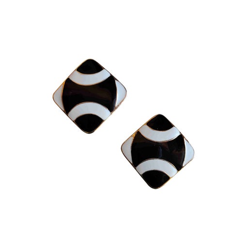 Enamel Earrings