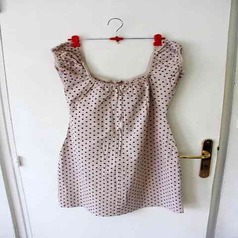 Mini robe à pois