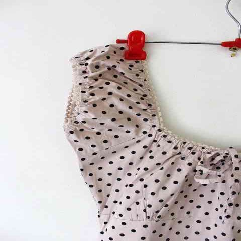 Mini robe à pois