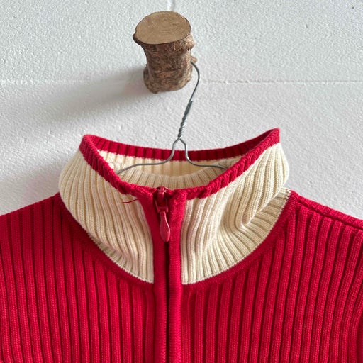 Gilet sans manches bicolore