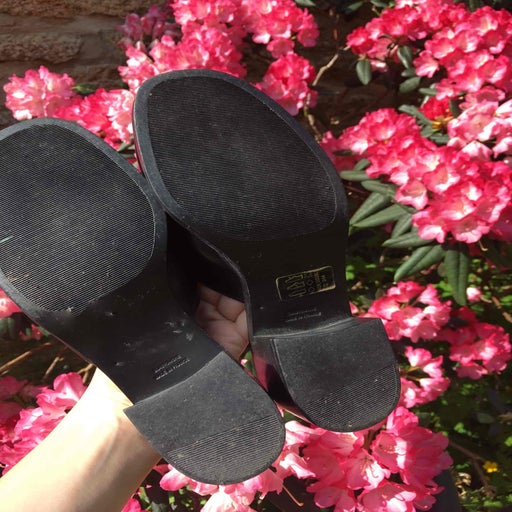 Mules en cuir