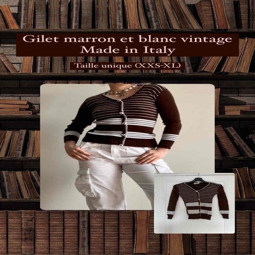 Striped cardigan