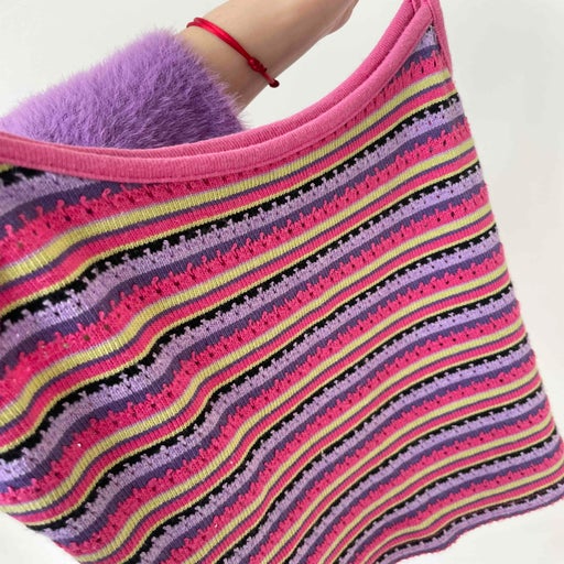 Débardeur court en maille