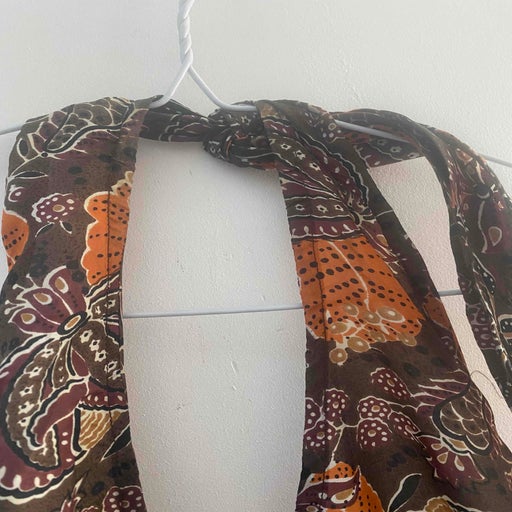 Silk halter top