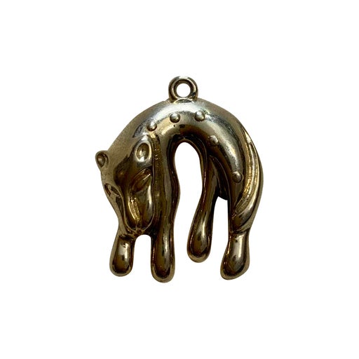 Pendentif en métal doré
