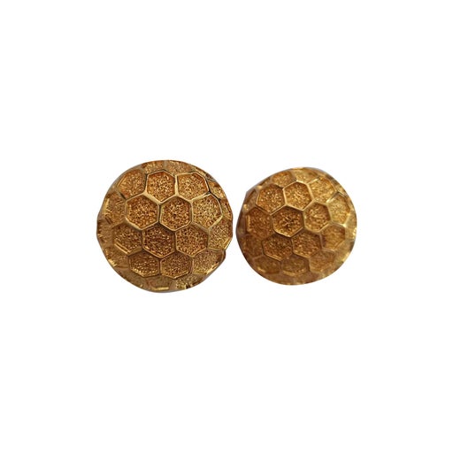 Boucles d'oreilles en métal doré