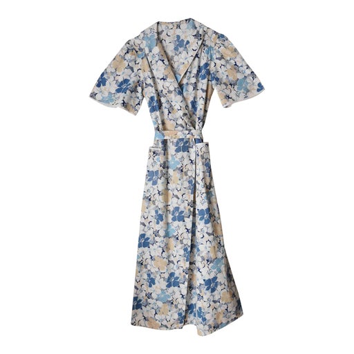 Robe portefeuille à fleurs