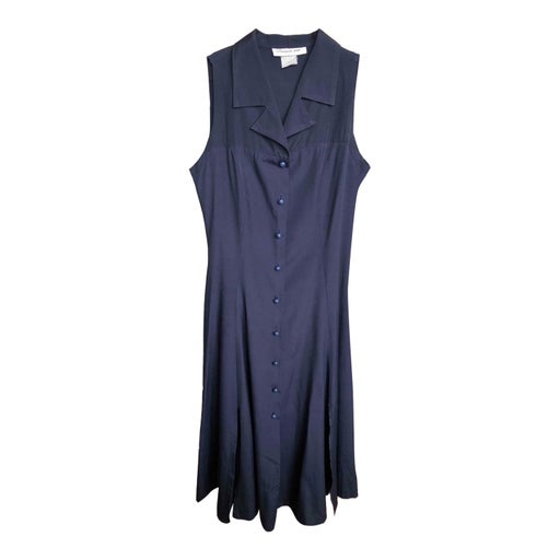 Robe chemise bleu marine