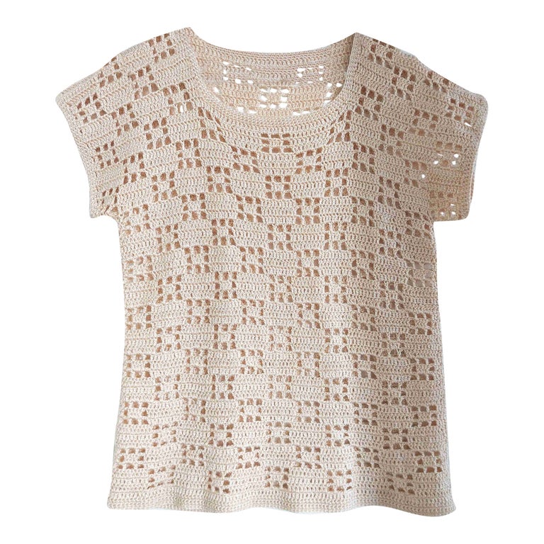 Top en crochet