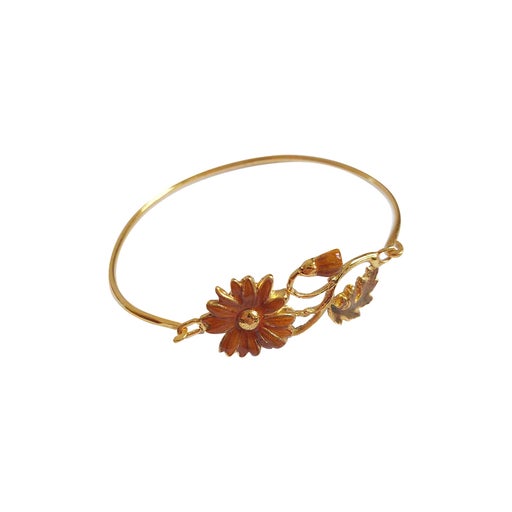 Gold metal bracelet