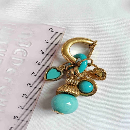 Boucles d'oreilles en métal doré