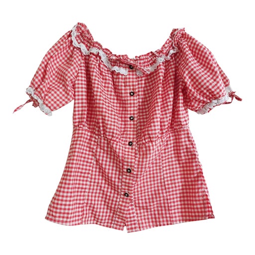 Gingham blouse