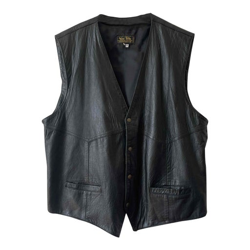 Gilet en cuir