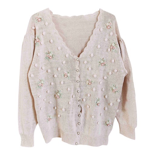 Cardigan à fleurs