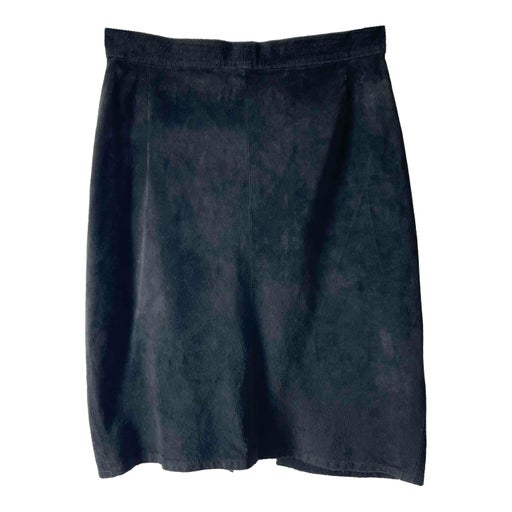 Suede skirt