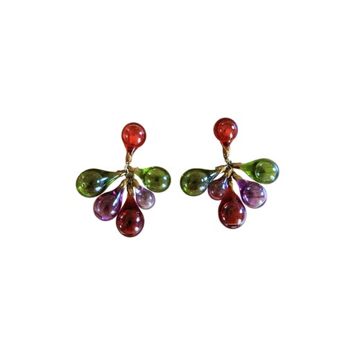 glass earring