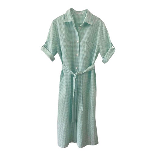 Robe chemise vichy 