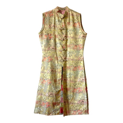 Tunique chinoise à fleurs