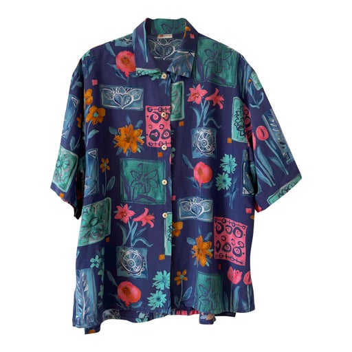Chemise à fleurs