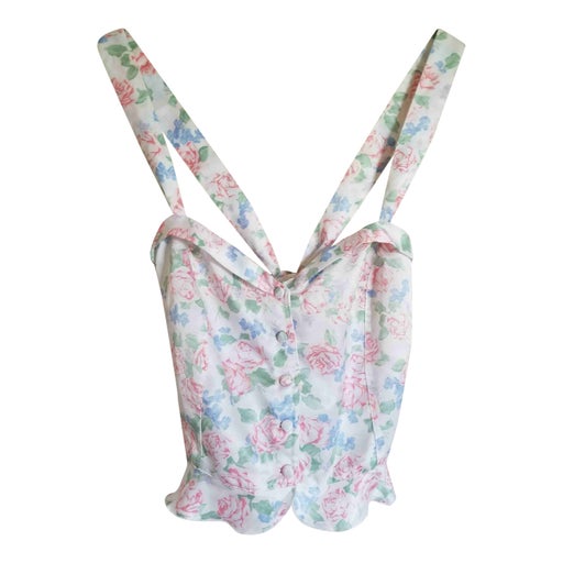 Floral bustier