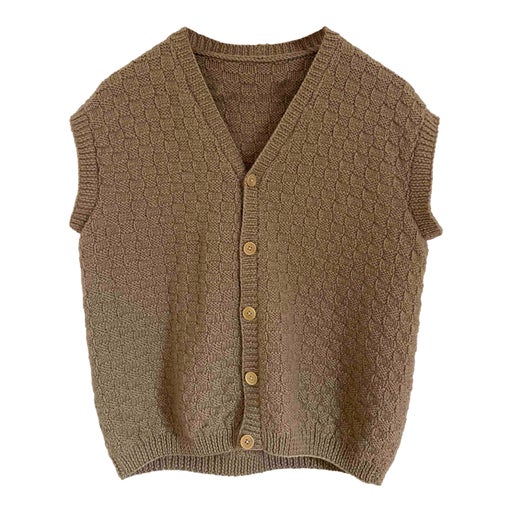 Gilet sans manches en laine