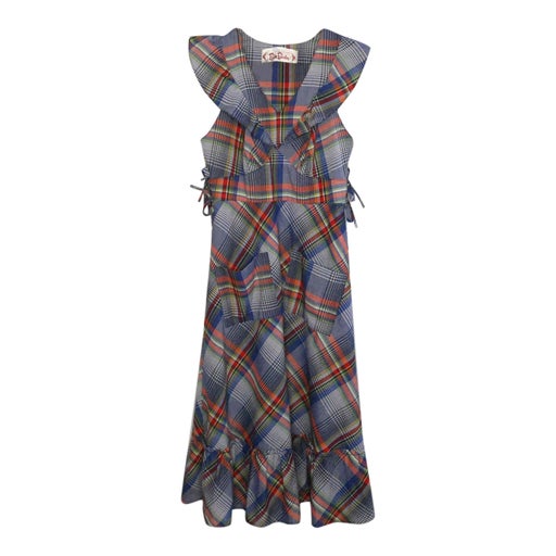 Cotton midi dress
