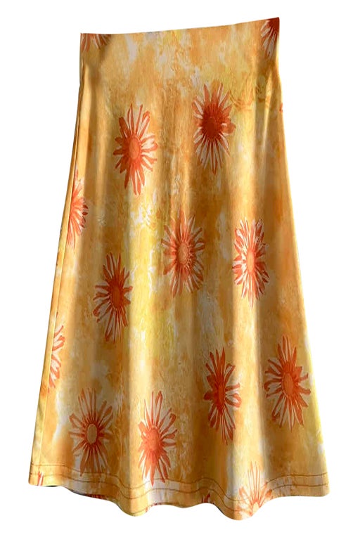 90's floral skirt