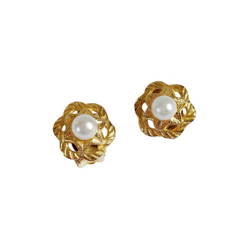 Boucles d'oreilles en métal doré