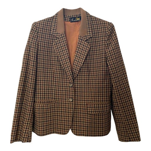 Checked blazer