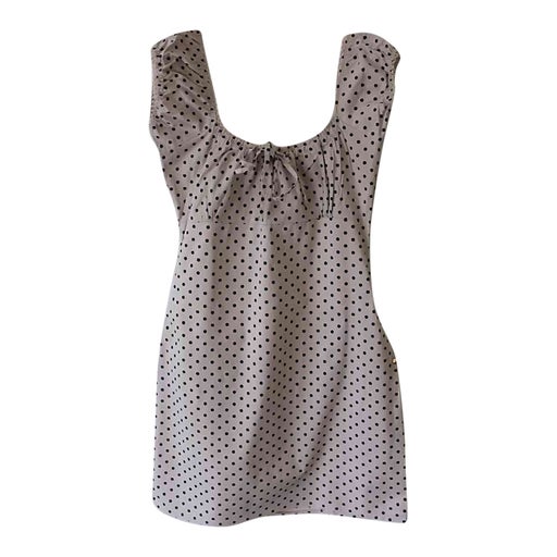 Polka dot mini dress