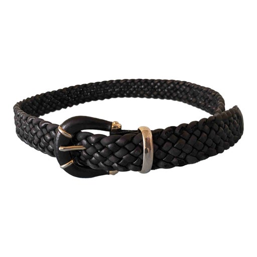 Ceinture en cuir tressé