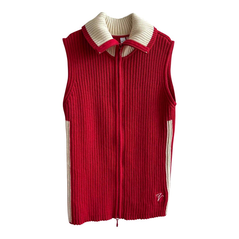 Gilet sans manches bicolore