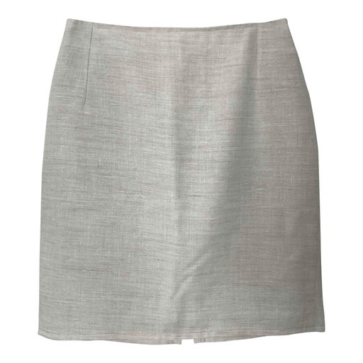 Linen and cotton skirt