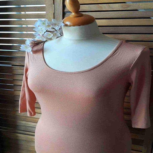 Peach pink bodysuit