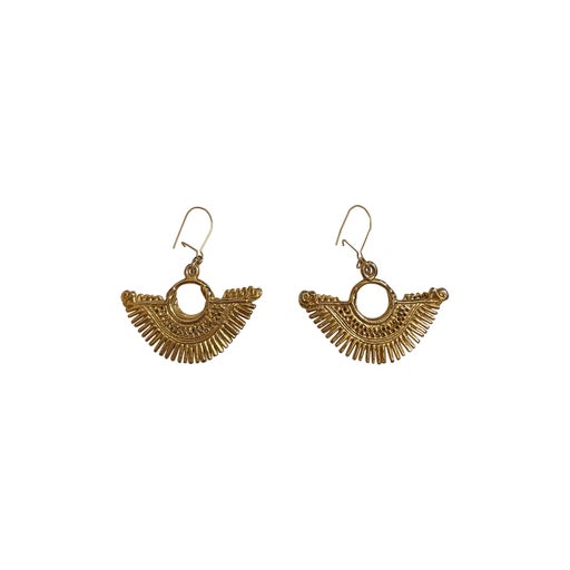 Boucles d’oreilles en métal doré
