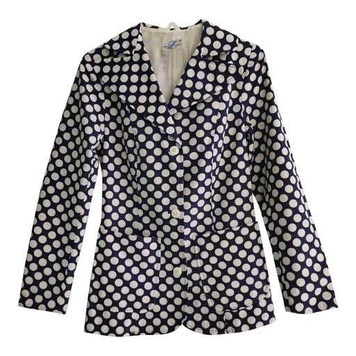 Polka dot blazer