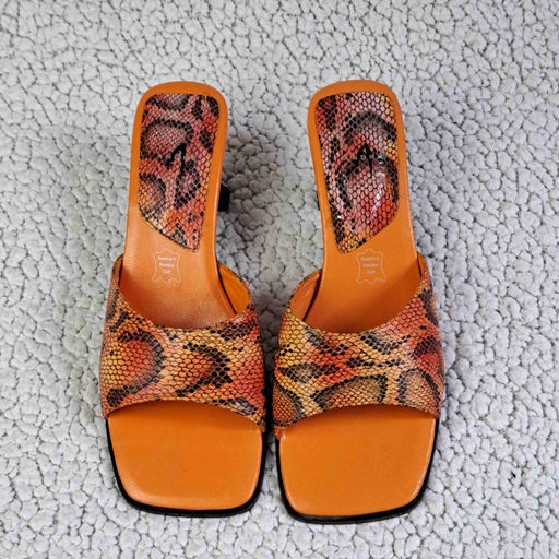 Mules en cuir