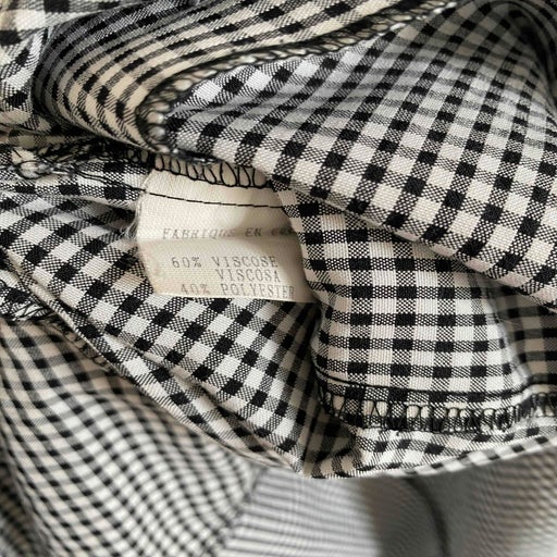 Robe longue ceinturé vichy