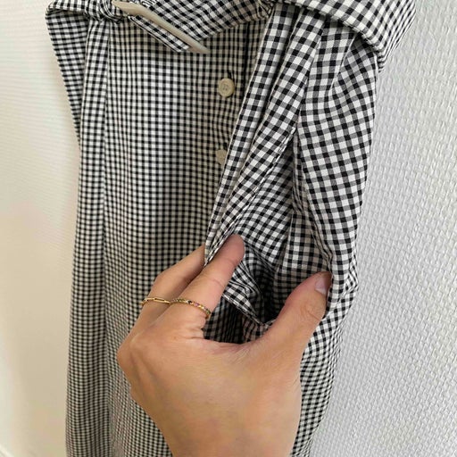 Robe longue ceinturé vichy
