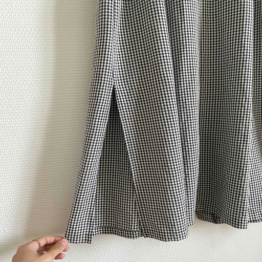 Robe longue ceinturé vichy