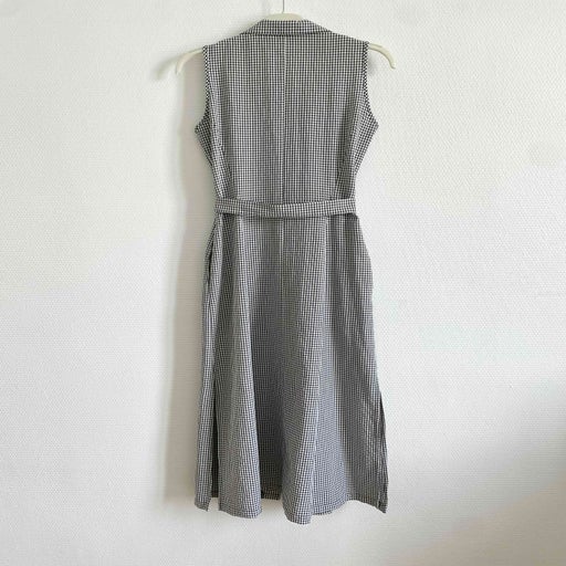 Robe longue ceinturé vichy