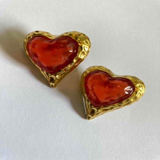 Boucles d’oreilles en métal doré